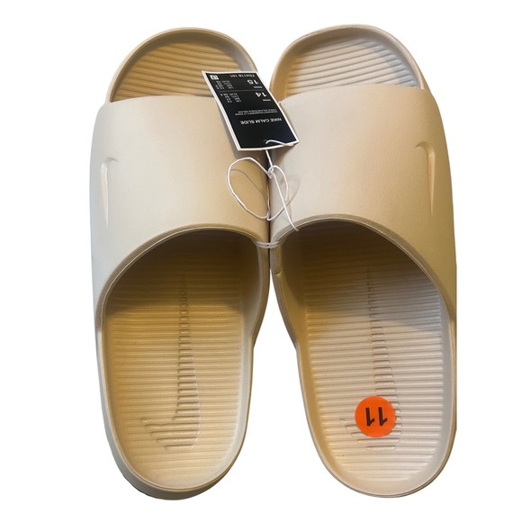 Nike Calm Slide Mens 14 Sanddrift New Camo Sole FD4116 101 main image 4